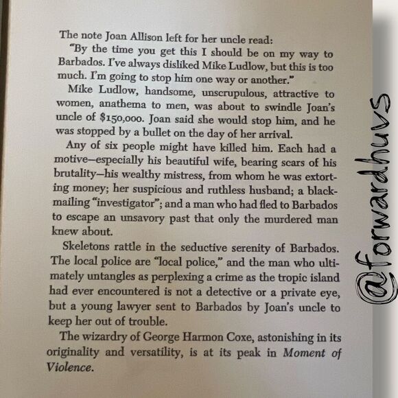 Moment of Violence by George Harmon Coxe 1961 - Picture 5 of 11